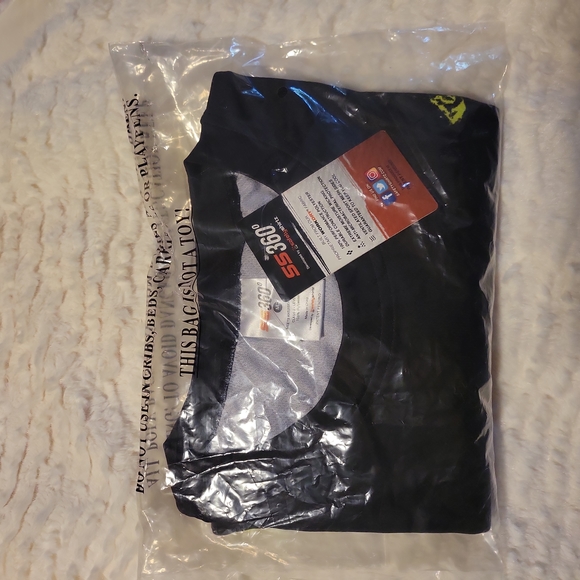 Safety Shirtz SS360 Stealth American Grit T-Shirt - Black - Picture 3 of 3